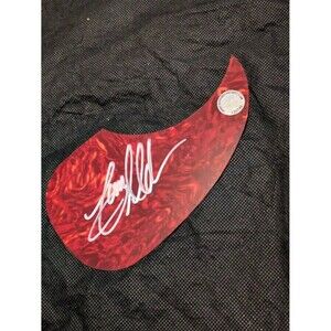 Jason Aldean Signed Guitar Pick guard with COA